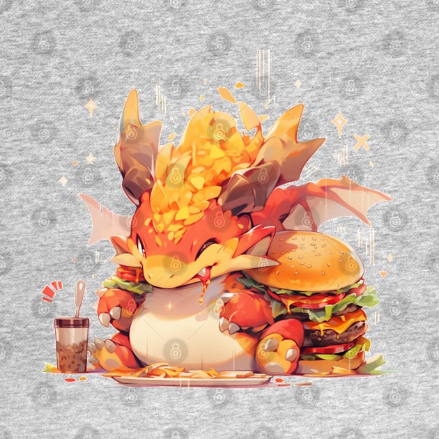 Junk food Dragon by HydraDreams